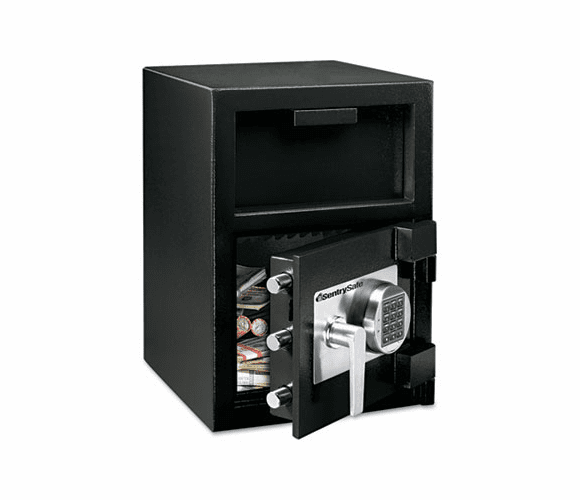 SENDH074E Depository Safe, .94 ft3, 14w x 15-3/5d x 20h, Black By SENTRY