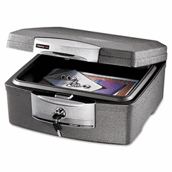 SENF2300 Waterproof Security Chest, .36 ft, 15-1/4w x 14-7/8d x 7-1/2h, Charcoal Gray By SENTRY