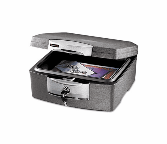 SENF2300 Waterproof Security Chest, .36 ft, 15-1/4w x 14-7/8d x 7-1/2h, Charcoal Gray By SENTRY