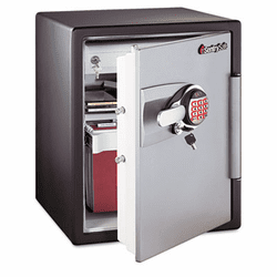 SENOA5848 Electronic Safe, 2 ft3, 18-19/32w x 19-5/16d x 23-3/4h, Black/Gunmetal Gray By SENTRY