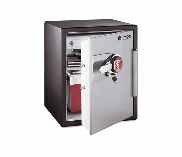 SENOA5848 Electronic Safe, 2 ft3, 18-19/32w x 19-5/16d x 23-3/4h, Black/Gunmetal Gray By SENTRY