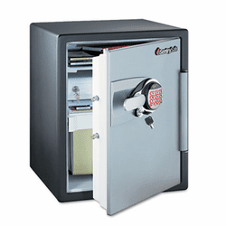 SENOA5865 Electronic Safe w/2 Shelves, 2 ft3, 18-13/32w x 19-5/16d x 23-3/4h, Black/Gray By SENTRY