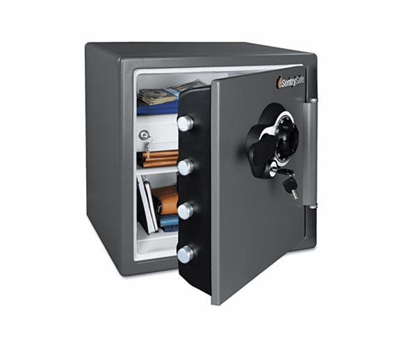 SENSFW123DEB Combination Fire-Safe, 1.23 ft3, 16-3/8w x 19-3/8d x 17-7/8h, Gray By SENTRY