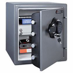 SENSFW123GDC Electronic Fire-Safe, 1.23 ft3, 16-3/8w x 19-3/8d x 17-7/8h, Gray By SENTRY