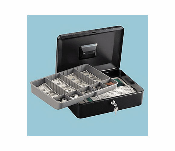 Sentry CB-14 SENCB14 14" Safebox, 14-3/16w x 10-1/32d x 4-1/2h, Black