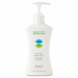 SEV22819 Hand Soap, Unscented -- Free& Clear, 12 oz Pump Bottle By SEVENTH GENERATION