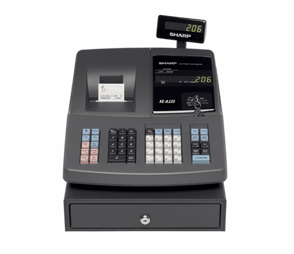 Sharp XE-A22S 99 Departments Cash Register with Microban - Refurbished