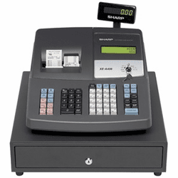 Sharp XE-A406 Dual Printing 7000PLU USB Cash Register - Refurbished ( XEA406 - XEA42s -SAME )