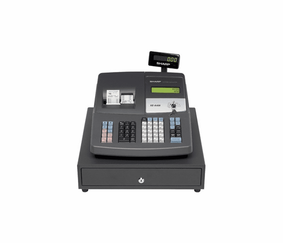 Sharp XE-A406 Dual Printing 7000PLU USB Cash Register - Refurbished ( XEA406 - XEA42s -SAME )