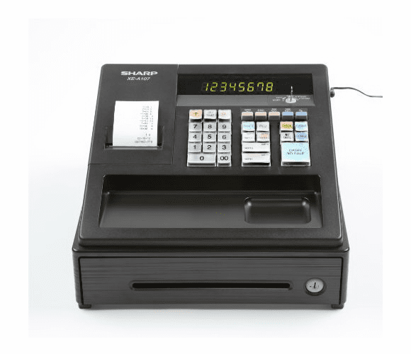 Sharp XEA107 Entry Level Cash Register with LED Display