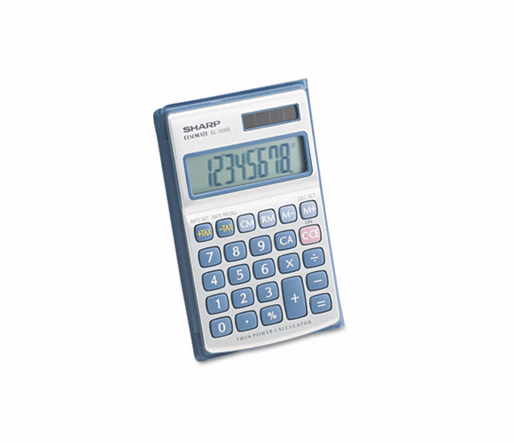 SHREL326SB EL326SB Portable Pocket/Handheld Calculator, 8-Digit LCD By SHARP ELECTRONICS