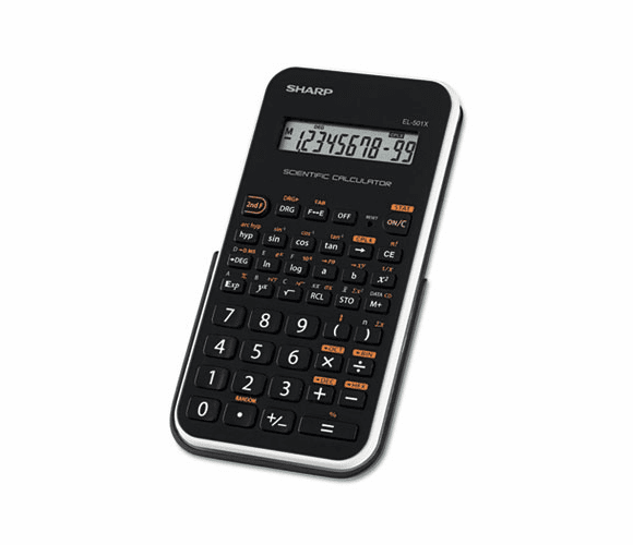 SHREL501XBWH EL-501XBWH Scientific Calculator, 10-Digit LCD, Black/White By SHARP ELECTRONICS