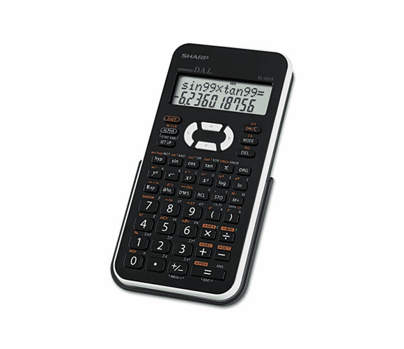 SHREL531XBWH EL-531XBWH Scientific Calculator, 12-Digit LCD, Black/White By SHARP ELECTRONICS