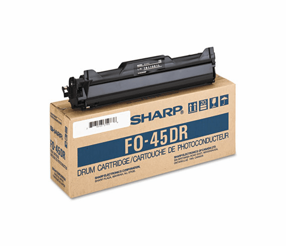 SHRFO45DR FO45DR Drum Cartridge, Black By SHARP ELECTRONICS