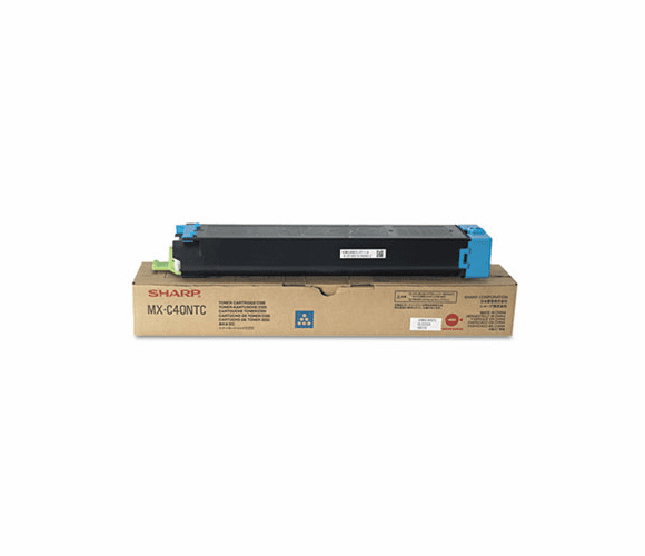 SHRMXC40NTC MXC40NTC Toner, 10,000 Page-Yield, Cyan By SHARP TONER