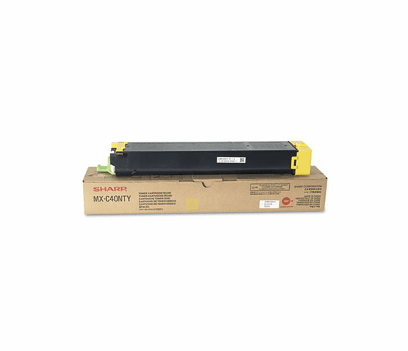 SHRMXC40NTY MXC40NTY Toner, 10,000 Page-Yield, Yellow By SHARP TONER