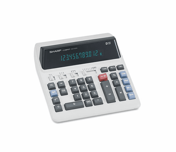 SHRQS2122H QS-2122H Compact Desktop Calculator, 12-Digit Fluorescent By SHARP ELECTRONICS
