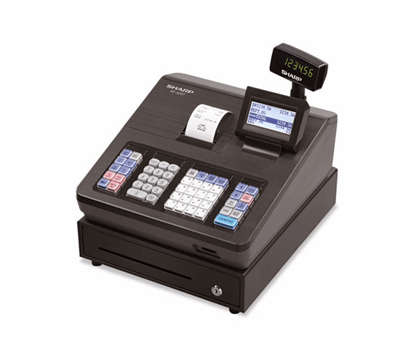 SHRXEA207 XE-A207 Cash Register, 2500 LookUps, 99 Dept, 25 Clerk By SHARP ELECTRONICS