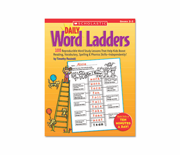 SHS0439513839 Daily Word Ladders, Grades 2-3, 112 Pages By SCHOLASTIC INC.