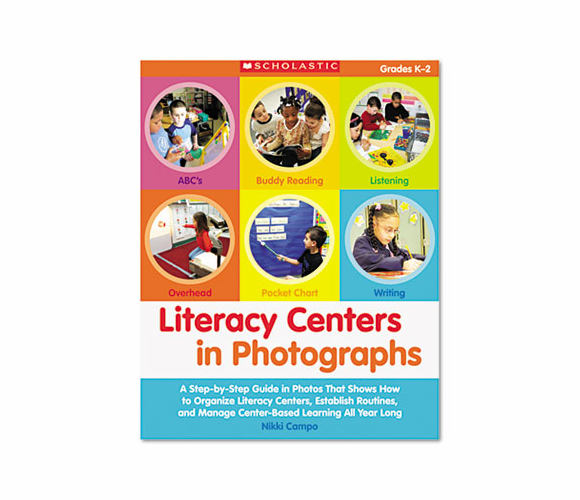 SHS0545007984 Literacy Centers in Photographs, Grades K-2, 96 Pages By SCHOLASTIC INC.