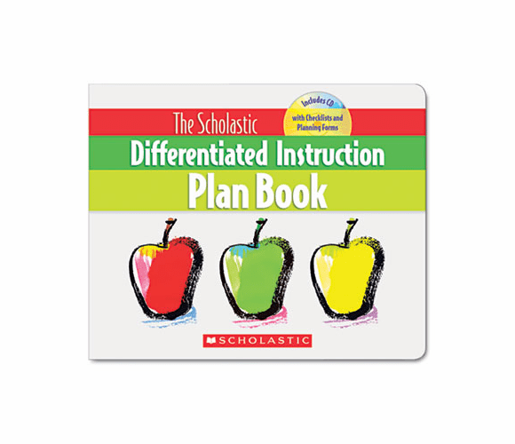 SHS054511263X Differentiated Instruction Plan Book with CD, 96 pages, Grades 3-8 By SCHOLASTIC INC.