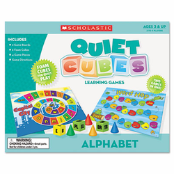 SHS0545119324 Alphabet Quiet Cubes, Pre-K-2, with Activity Guide By SCHOLASTIC INC.