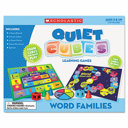 SHS0545119332 Word Family Quiet Cubes, K-3, Activity Guide By SCHOLASTIC INC.