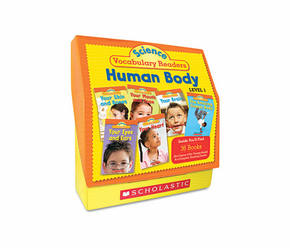 SHS0545149185 Science Vocabulary Readers: Human Body, 26 books/16 pages and Teaching Guide By SCHOLASTIC INC.