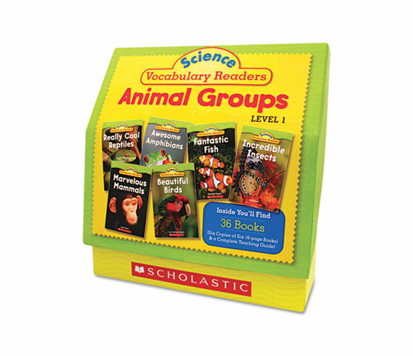 SHS0545149207 Science Vocabulary Readers: Animal Groups, 26 books/16 pages and Teaching Guide By SCHOLASTIC INC.