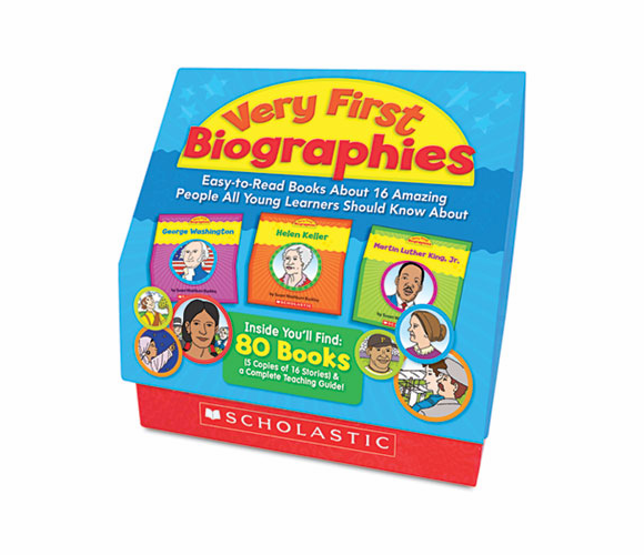 SHS0545172802 Very First Biographies, Eight pages/16 Books and Teaching Guide, PreK-K By SCHOLASTIC INC.