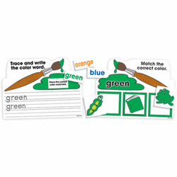 SHSTF7104 Color Mats Kit, 10 Two-Sided Mats, 10 Cards, Crayons, Grades K-1 By SCHOLASTIC INC.