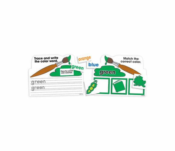 SHSTF7104 Color Mats Kit, 10 Two-Sided Mats, 10 Cards, Crayons, Grades K-1 By SCHOLASTIC INC.