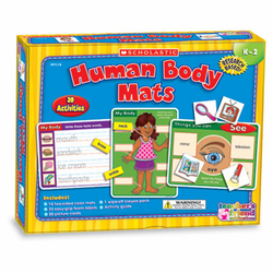 SHSTF7119 Human Body Mats Kit, Grades K-2 By SCHOLASTIC INC.