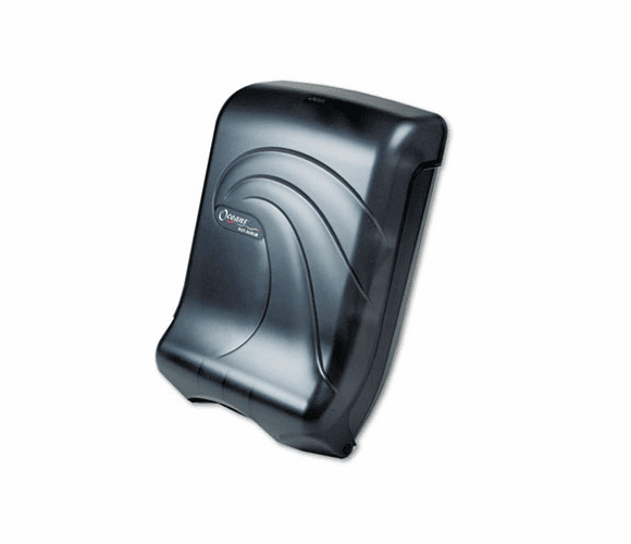 SJMT1790TBK Oceans Ultrafold Towel Dispenser, Transparent Black, 11-3/4w x 6-1/4d x 18h By THE COLMAN GROUP, INC