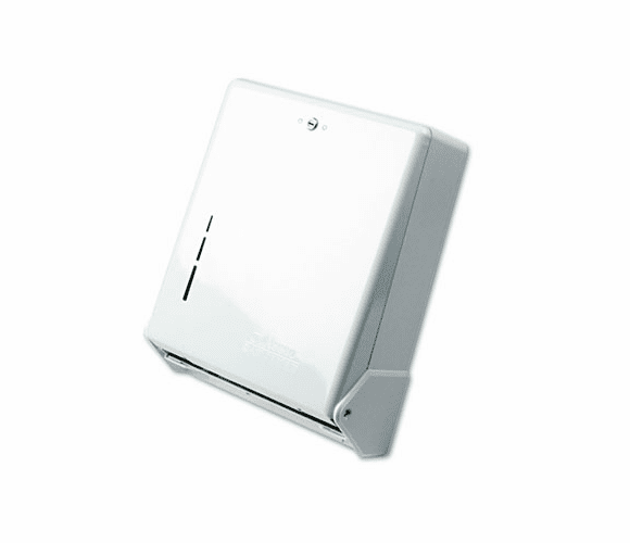SJMT1905WH True Fold Metal Front Cabinet Towel Dispenser, 11 5/8 x 5 x 14 1/2, White By THE COLMAN GROUP, INC