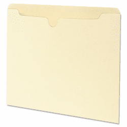 SJPS11300 File Jackets, Letter, 11 Point Manila, 100/Box By S&J PAPER