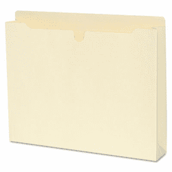 SJPS11320 File Jackets with 1 1/2 Inch Expansion, Letter, 11 Point Manila, 50/Box By S&J PAPER