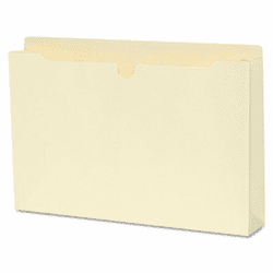 SJPS11330 File Jackets with 1 1/2 Inch Expansion, Legal, 11 Point Manila, 50/Box By S&J PAPER