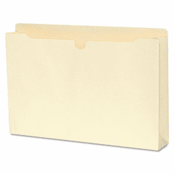 SJPS11331 File Jackets with Two Inch Expansion, Legal, 11 Point Manila, 50/Box By S&J PAPER