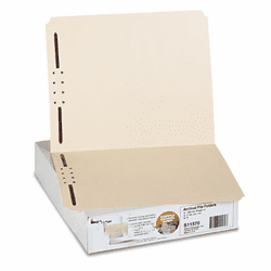 SJPS11570 Archival File Folders, Antimicrobial, Straight Top Tab, Letter, Manila, 50/Box By S&J PAPER