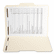 SJPS11571 Archival File Folders, Antimicrobial, 1/3 Cut Top Tab, Letter, Manila, 50/Box By S&J PAPER
