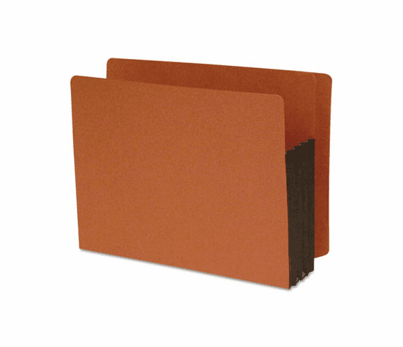 SJPS11600 1-3/4 Inch Expansion File Pockets, Straight Cut, Redrope, Letter, Red, 10/Box By S&J PAPER