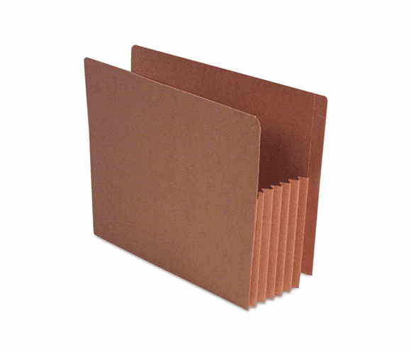 SJPS11620 5-1/4 Inch Expansion File Pockets, Straight Cut, Redrope, Letter, Red, 10/Box By S&J PAPER