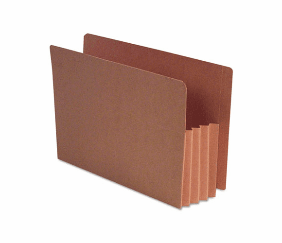 SJPS11710 3-1/2 Inch Expansion File Pockets, Straight Cut, Redrope, Legal, Red, 10/Box By S&J PAPER