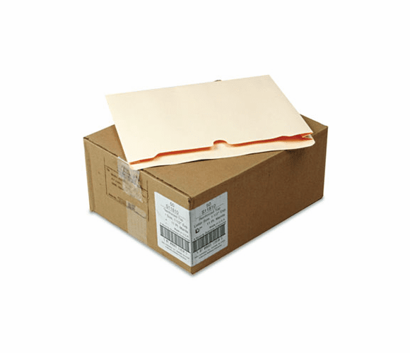 SJPS11810 Reinforced File Jacket, 1 1/2 Inch Expansion, Letter, 11 Point Manila, 50/Carton By S&J PAPER