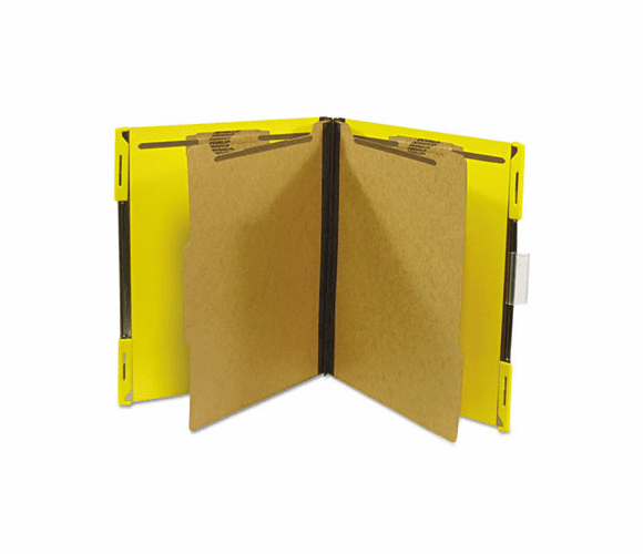SJPS12002 Pressboard Hanging Classification Folder, Letter, Bright Yellow By S&J PAPER