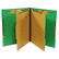 SJPS12004 Pressboard Hanging Classification Folder, Letter, Emerald Green By S&J PAPER