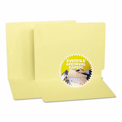 SJPS13630 Water/Paper Cut-Resistant Folders, Straight Tab, Letter, Manila, 100/Box By S&J PAPER