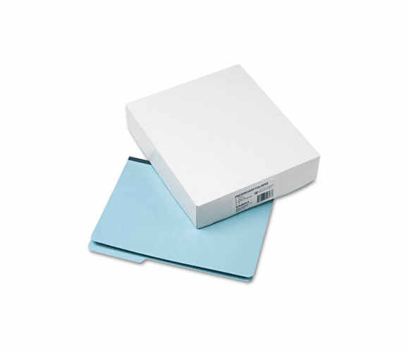 SJPS54603 Pressboard File Folders, 1/3 Cut Top Tab, Letter, Blue, 25/Box By S&J PAPER