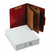 SJPS56000 Classification Folios with Fastener, Letter, Six-Section, Executive Red, 10/Box By S&J PAPER
